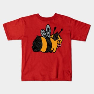 Bumble Bee Guinea Pig Kids T-Shirt